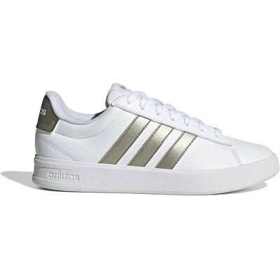 Adidas Sneaker Grand Court 3.0 Ftwr White / Cyber Met / Ftwr White EU 38 2/3 Adidas Sneaker Grand Court 3.0 Ftwr White / Cyber Met / Ftwr White EU 38 2/3