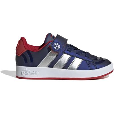 Adidas Sneaker Marvel Avengers Grand Court Dark Blue / Matte Silver / Better Scarlet EU 33 Adidas Sneaker Marvel Avengers Grand Court Dark Blue / Matte Silver / Better Scarlet EU 33