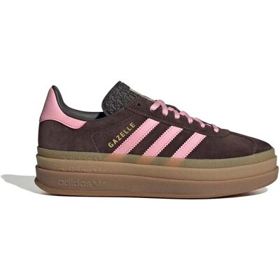 Adidas Originals Sneaker Gazelle Bold Aurora Coffee / Light Pink / Gold Met EU 44 Adidas Originals Sneaker Gazelle Bold Aurora Coffee / Light Pink / Gold Met EU 44