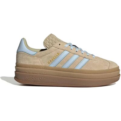 Adidas Originals Sneaker Gazelle Bold Stone Khaki / Crystal Sky / Gold Met EU 39 1/3 Adidas Originals Sneaker Gazelle Bold Stone Khaki / Crystal Sky / Gold Met EU 39 1/3