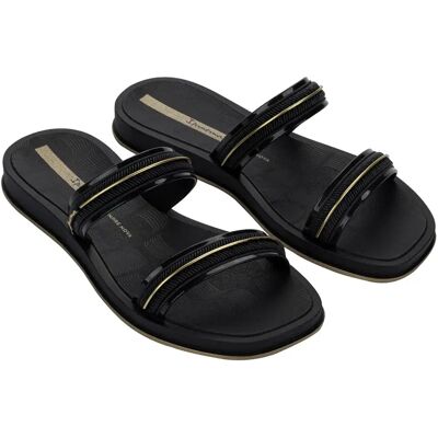 Ipanema Ciabatte Glow Black / Black / Gold EU 41-42 Ipanema Ciabatte Glow Black / Black / Gold EU 41-42