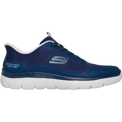 Skechers Sneaker Summits Leyter Navy Mesh / Blue Pu EU 41 Skechers Sneaker Summits Leyter Navy Mesh / Blue Pu EU 41