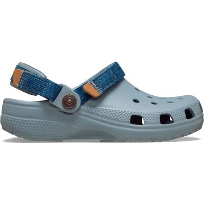 Crocs Zoccoli Cassic Denim Adjustable Backstrap Concrete EU 34-35 Crocs Zoccoli Cassic Denim Adjustable Backstrap Concrete EU 34-35