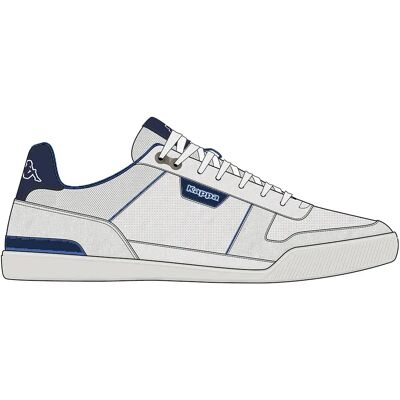 Kappa Sneaker Logo Lenom White / Blue Evening EU 45 Kappa Sneaker Logo Lenom White / Blue Evening EU 45