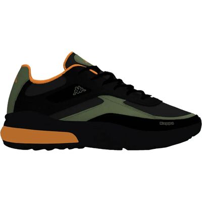 Kappa Sneaker Logo Saigon Black / Green Parsley / Orange EU 45 Kappa Sneaker Logo Saigon Black / Green Parsley / Orange EU 45