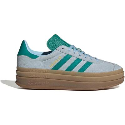 Adidas Originals Sneaker Gazelle Bold Clear Sky / Equipment Green / Gold Met EU 38 Adidas Originals Sneaker Gazelle Bold Clear Sky / Equipment Green / Gold Met EU 38