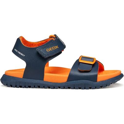 Geox Sandali Fusbetto Navy / Orange EU 29 Geox Sandali Fusbetto Navy / Orange EU 29
