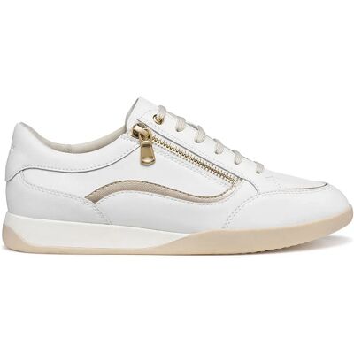 Geox Sneaker Maryemy White / Light Gold EU 36 Geox Sneaker Maryemy White / Light Gold EU 36
