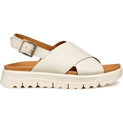 Geox Sandali Con Zeppa Xand 2.1s Off White EU 37 Geox Sandali Con Zeppa Xand 2.1s Off White EU 37