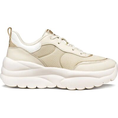 Geox Sneaker Xtors Papyrus / Light Gold EU 36 Geox Sneaker Xtors Papyrus / Light Gold EU 36