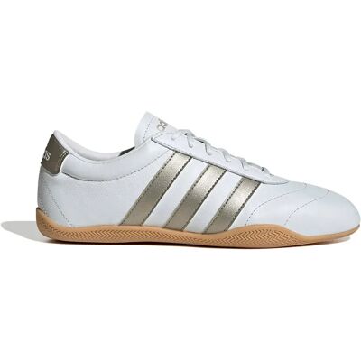 Adidas Sneaker Grand Court Lo Crystal White / Cyber Metallic / Gum 3 EU 36 2/3 Adidas Sneaker Grand Court Lo Crystal White / Cyber Metallic / Gum 3 EU 36 2/3