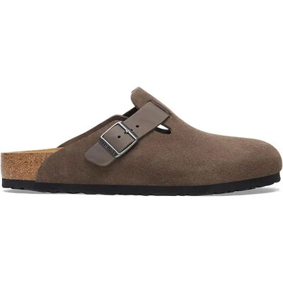 Birkenstock Zoccoli Boston Bs Mixed Leather Concrete Gray EU 45 Birkenstock Zoccoli Boston Bs Mixed Leather Concrete Gray EU 45