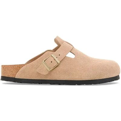 Birkenstock Zoccoli Boston Bs Suede Leather Sandcastle EU 38 Birkenstock Zoccoli Boston Bs Suede Leather Sandcastle EU 38