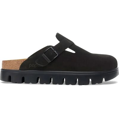 Birkenstock Zoccoli Boston Chunky Suede Leather Narrow Black/Black EU 40 Birkenstock Zoccoli Boston Chunky Suede Leather Narrow Black/Black EU 40