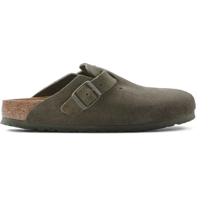 Birkenstock Zoccoli Boston Suede Leather Thyme EU 39 Birkenstock Zoccoli Boston Suede Leather Thyme EU 39