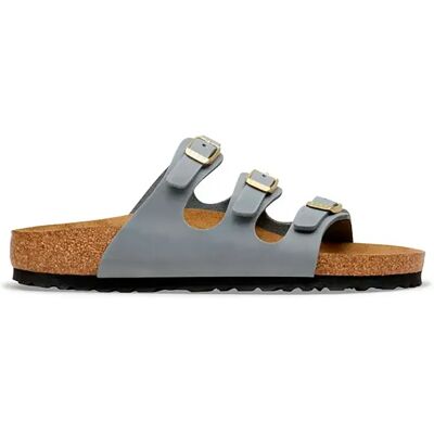 Birkenstock Sandali Florida Bs Natural Leather Oiled Basalt Gray EU 38 Birkenstock Sandali Florida Bs Natural Leather Oiled Basalt Gray EU 38