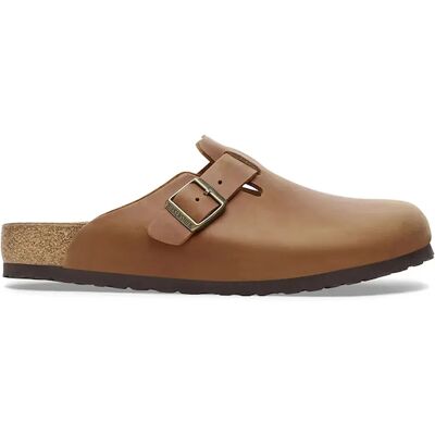 Birkenstock Zoccoli Boston Natural Leather Oiled Narrow Cognac EU 46 Birkenstock Zoccoli Boston Natural Leather Oiled Narrow Cognac EU 46