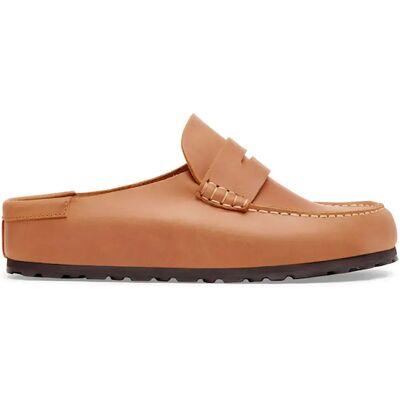 Birkenstock Zoccoli Naples Wrapped Natural Leather Oiled Cognac EU 40 Birkenstock Zoccoli Naples Wrapped Natural Leather Oiled Cognac EU 40