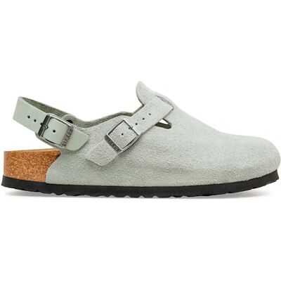 Birkenstock Zoccoli Tokio Suede Leather Pure Sage EU 39 Birkenstock Zoccoli Tokio Suede Leather Pure Sage EU 39