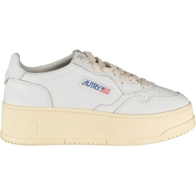 Autry Sneaker Platform Low Leather / Leather White / White EU 40 Autry Sneaker Platform Low Leather / Leather White / White EU 40