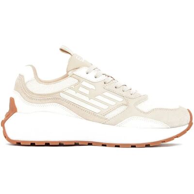 Ea7 Emporio Armani Sneaker Wader Eagle Beige / Off White / Honey EU 36 Ea7 Emporio Armani Sneaker Wader Eagle Beige / Off White / Honey EU 36