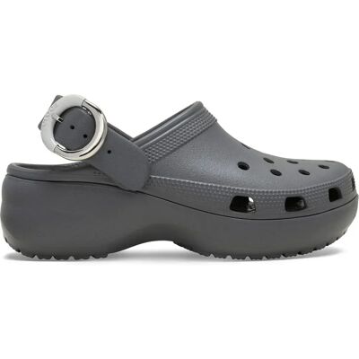 Crocs Zoccoli Classic Platform Buckle Carbon EU 36-37 Crocs Zoccoli Classic Platform Buckle Carbon EU 36-37