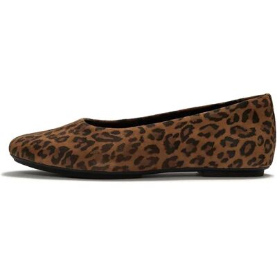 Fitflop Ballerine Delicato Suede Leopard Tan / Black EU 41 Fitflop Ballerine Delicato Suede Leopard Tan / Black EU 41