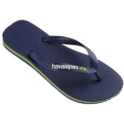 Havaianas Infradito Brasil Logo Navy Blue EU 41-42 Havaianas Infradito Brasil Logo Navy Blue EU 41-42