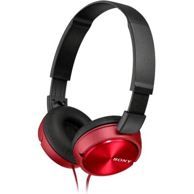 Cuffie Sony MDR-ZX310 - Pieghevoli, Rosso - Taglia Intera Cuffie Sony MDR-ZX310 - Pieghevoli, Rosso - Taglia Intera