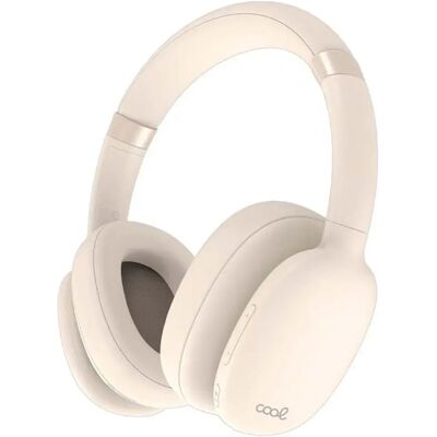 Cuffie Bluetooth Stereo Senza Fili Beige Cool Roller Cuffie Bluetooth Stereo Senza Fili Beige Cool Roller