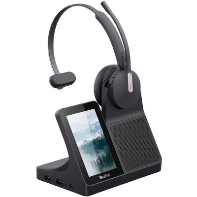 Yealink Cuffie Wireless Wh6 Workstation Black One Size Yealink Cuffie Wireless Wh6 Workstation Black One Size