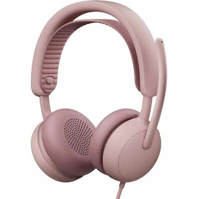 Logitech Cuffie Per Telefono Zone Wired 2 Pink One Size Logitech Cuffie Per Telefono Zone Wired 2 Pink One Size