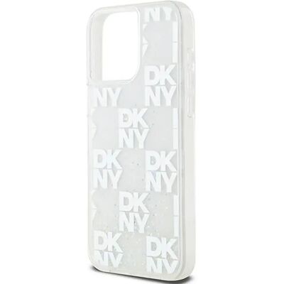 Custodia Liquid Glitter Argento per iPhone 15 Pro Max di DKNY Custodia Liquid Glitter Argento per iPhone 15 Pro Max di DKNY