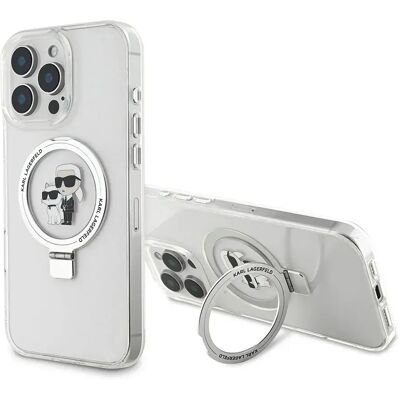 Custodia MagSafe Karl Lagerfeld per Iphone 16 Pro Max con supporto ad anello - Cover per cellulare Custodia MagSafe Karl Lagerfeld per Iphone 16 Pro Max con supporto ad anello - Cover per cellulare