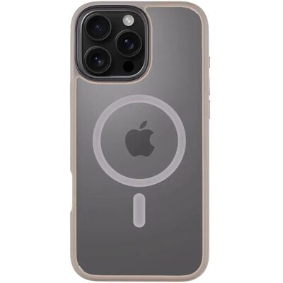 Cover Tactical MagForce Hyperstealth per iPhone 16 Pro Max Grigio Chiaro - Custodia Smartphone Cover Tactical MagForce Hyperstealth per iPhone 16 Pro Max Grigio Chiaro - Custodia Smartphone