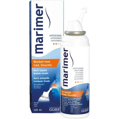 Marimer 115504 Spray Nasale Acqua di Mare Ipertonica 100ml Marimer 115504 Spray Nasale Acqua di Mare Ipertonica 100ml