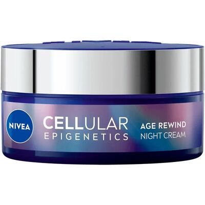 Nivea Crema Viso Cellular Epigenetics Age Rewind Night 50 Ml Blue / White One Size Nivea Crema Viso Cellular Epigenetics Age Rewind Night 50 Ml Blue / White One Size