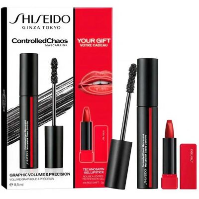 Shiseido Mascara Set Controlled Chaos 01 One Size Shiseido Mascara Set Controlled Chaos 01 One Size