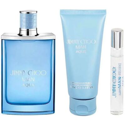 Jimmy Choo Man Aqua Eau De Toilette Spray 100ml Set 3 Pieces - Eau De Toilette Jimmy Choo Man Aqua Eau De Toilette Spray 100ml Set 3 Pieces - Eau De Toilette