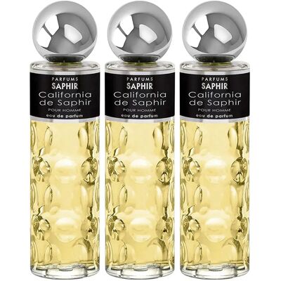 Saphir Eau De Parfum California 200ml 3 Unità Yellow One Size Saphir Eau De Parfum California 200ml 3 Unità Yellow One Size
