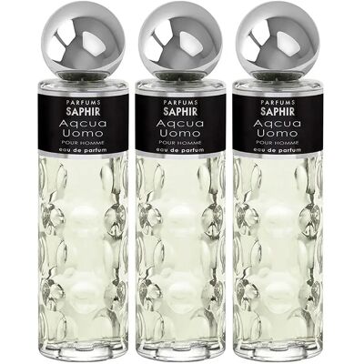 Saphir Eau De Parfum Cro Aqua Uomo 200ml 3 Unità Green One Size Saphir Eau De Parfum Cro Aqua Uomo 200ml 3 Unità Green One Size