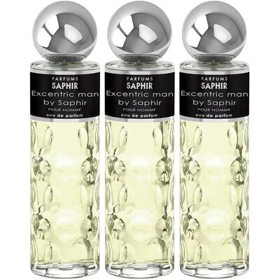 Saphir Eau De Parfum Excentric 200ml 3 Unità Green One Size Saphir Eau De Parfum Excentric 200ml 3 Unità Green One Size