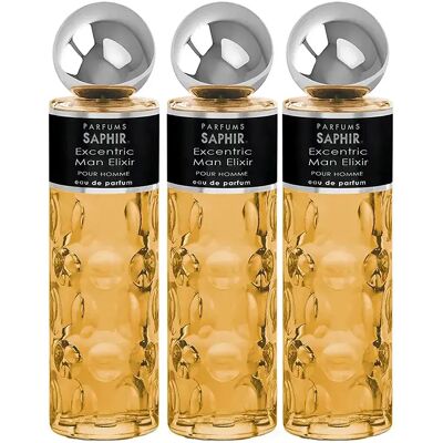 Saphir Eau De Parfum Excentric Man Elixir 200ml 3 Unità Yellow One Size Saphir Eau De Parfum Excentric Man Elixir 200ml 3 Unità Yellow One Size