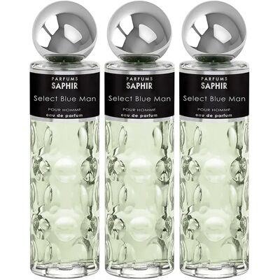 Saphir Eau De Parfum Man Select Blue 200ml 3 Unità Green One Size Saphir Eau De Parfum Man Select Blue 200ml 3 Unità Green One Size