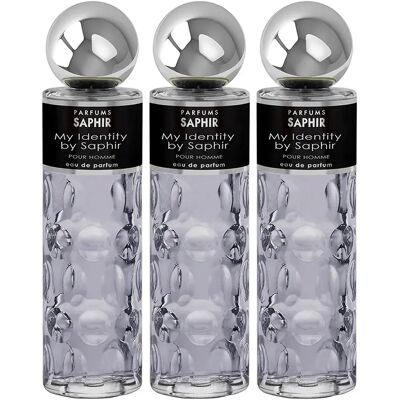 Saphir Eau De Parfum My Identity 200ml 3 Unità Purple One Size Saphir Eau De Parfum My Identity 200ml 3 Unità Purple One Size