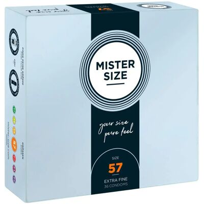 Mister Size Preservativi Lisci Extra Sottili Taglia 57 36 Unità Clear One Size Mister Size Preservativi Lisci Extra Sottili Taglia 57 36 Unità Clear One Size