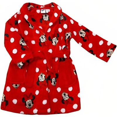 Disney Accappatoio Minnie Red 8 Anni Disney Accappatoio Minnie Red 8 Anni