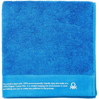 Benetton - Orgánic Be - Blu - 50x90 cm - Bath Towel Benetton - Orgánic Be - Blu - 50x90 cm - Bath Towel