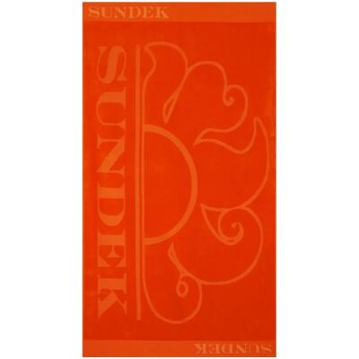 Sundek Asciugamano Logo Fluo Orange One Size Sundek Asciugamano Logo Fluo Orange One Size