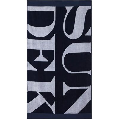 Sundek Asciugamano Maxi Logo Navy 02 One Size Sundek Asciugamano Maxi Logo Navy 02 One Size